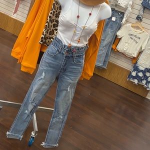 Ruffled Jeans